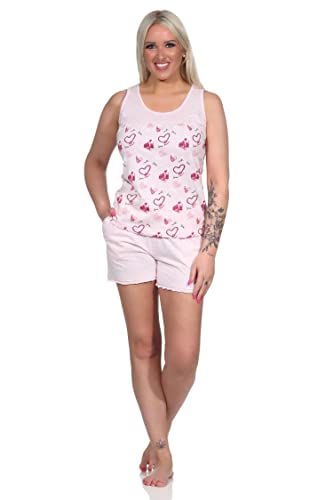 NORMANN-Wäschefabrik Ärmelloser Damen Achsel-Shorty Schlafanzug in Herz Motiv Optik - auch in Übergrössen, Farbe:rosa, Größe:40-42 NORMANN-Wäschefabrik Ärmelloser Damen Achsel-Shorty Schlafanzug in Herz Motiv Optik - auch in Übergrössen, Farbe:rosa, Größe:40-42 von NORMANN-Wäschefabrik