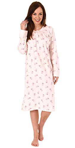 NORMANN-Wäschefabrik Elegantes Damen Nachthemd mit 105 cm Länge und Kopfleiste am Hals - 291 210 90 190, Farbe:rosa, Größe2:44/46 NORMANN-Wäschefabrik Elegantes Damen Nachthemd mit 105 cm Länge und Kopfleiste am Hals - 291 210 90 190, Farbe:rosa, Größe2:44/46 von NORMANN-Wäschefabrik