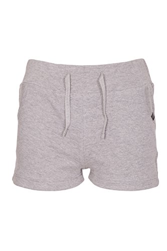 NOROZE Damen lässig Sommer Urlaub Baumwolle Shorts Kurze Hose (Grau, 36) von NOROZE