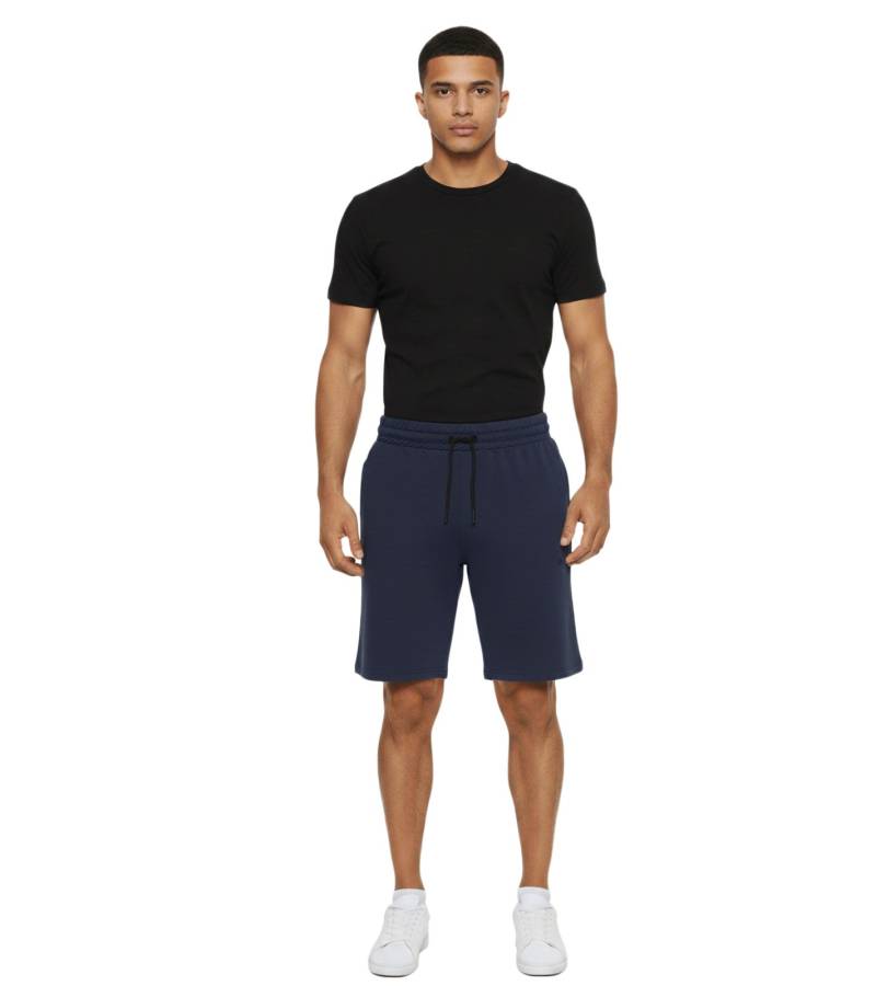 NORTH BEND Brendan Herren Sweat-Shorts Freizeit Bermuda mit Viskose und Taschen 223450MMM 2154 Blau von NORTH BEND