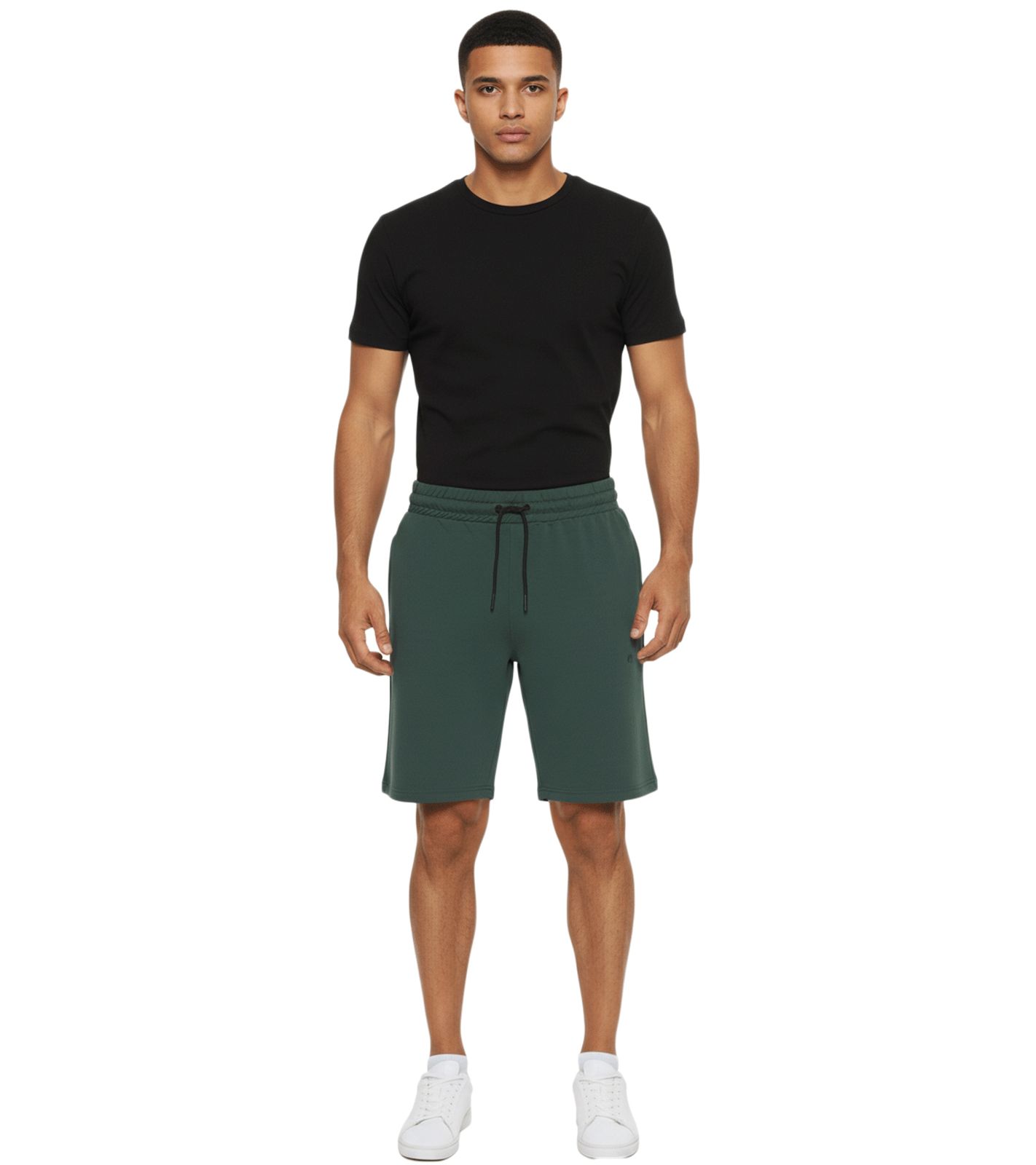 NORTH BEND Brendan Herren Sweat-Shorts Freizeit Bermuda mit Viskose und Taschen 223450MMM 3067 Grün von NORTH BEND