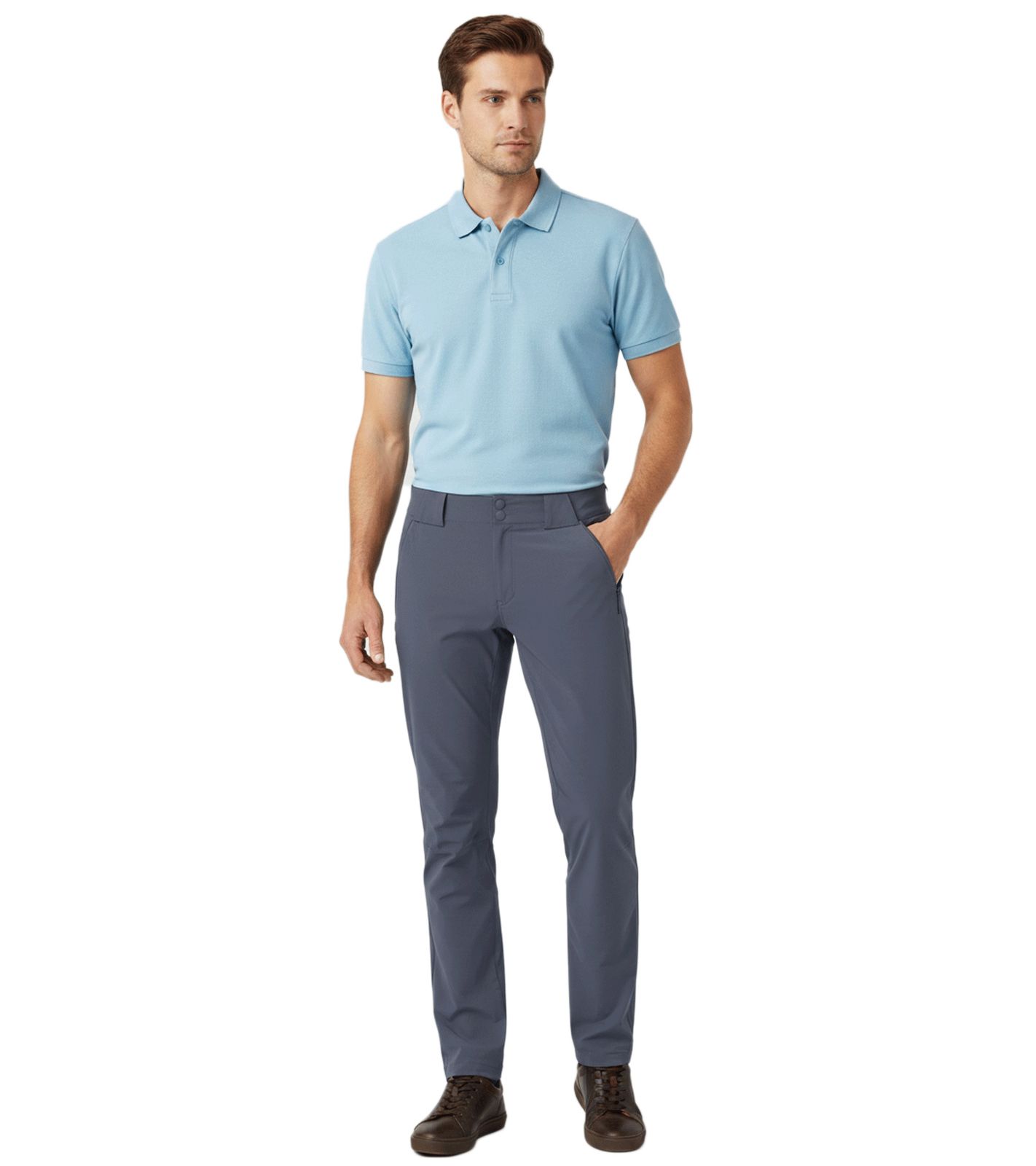 NORTH BEND Gerd Herren Outdoor-Hose wasserabweisende Trekking-Hose Wander-Hose mit W-PRO Wetterschutzsystem 231162MMM 1051 Grau von NORTH BEND