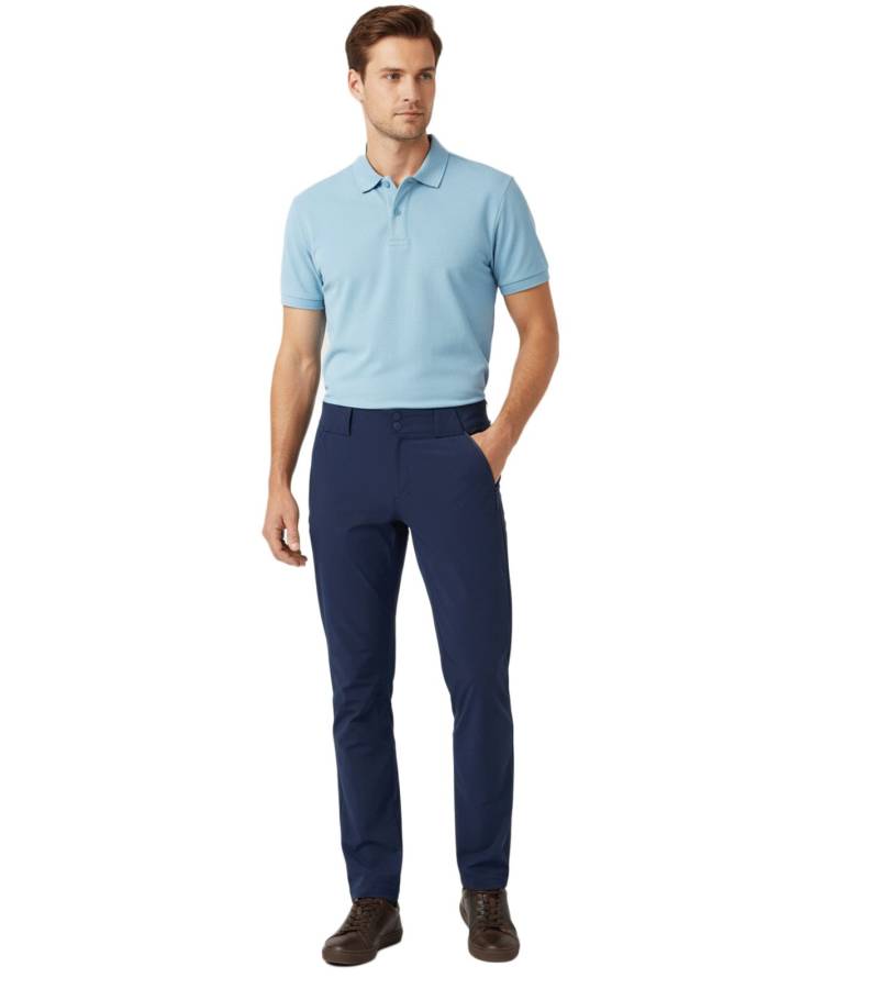 NORTH BEND Gerd Herren Outdoor-Hose wasserabweisende Trekking-Hose Wander-Hose mit W-PRO Wetterschutzsystem 231162MMM 2048 Navy-Blau von NORTH BEND