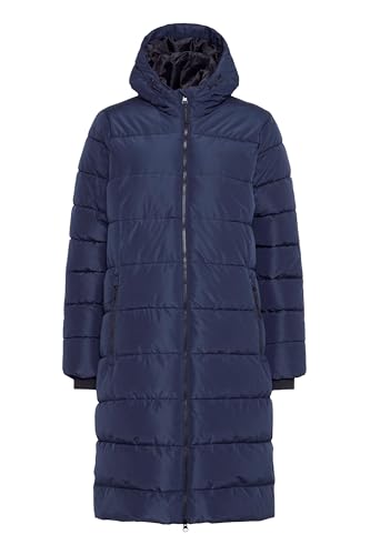 NORTH BEND NBAmalie Damen Mantel Steppmantel Puffermantel warm atmungsaktiv winddicht wasserabweisende Membran beschichtet Wasserdicht 8000 Reißverschlusstaschen, Größe:38, Farbe:Navy Blazer (2048) von NORTH BEND