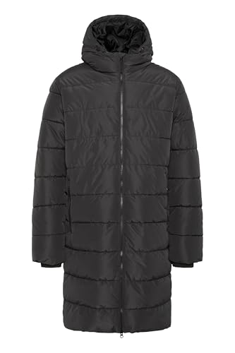 NORTH BEND NBAmare Herren Steppmantel Winterjacke Outdoorjacke atmungsaktiv wasserdicht winddicht mit Kapuze Kordelzug Reißverschlusstaschen TPU-Membran, Größe:S, Farbe:Phantom (1016) von NORTH BEND