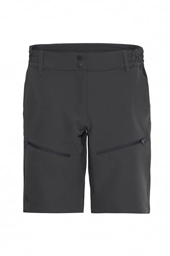 NORTH BEND NBAva Damen Trekkingshorts Leichte Kurze Wanderhose Outdoorhose atmungsaktiv und komfortabel mit Taschen Stretch Regular Fit, Größe:38, Farbe:Phantom (1016) von NORTH BEND