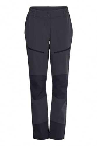 NORTH BEND NBAvalina Damen Trekkinghose Leichte elastische Wanderhose Outdoorhose atmungsaktiv und komfortabel mit Taschen Stretch Regular Fit, Größe:40, Farbe:Phantom (1016) von NORTH BEND