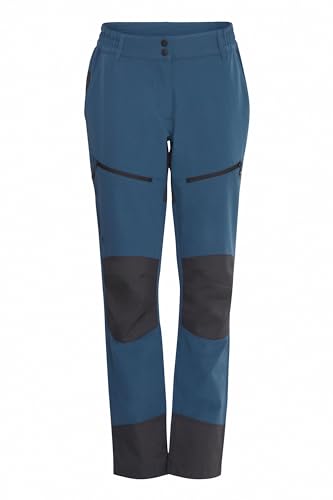 NORTH BEND NBAvalina Damen Trekkinghose Leichte elastische Wanderhose Outdoorhose atmungsaktiv und komfortabel mit Taschen Stretch Regular Fit, Größe:42, Farbe:Sargasso Sea (2221) von NORTH BEND