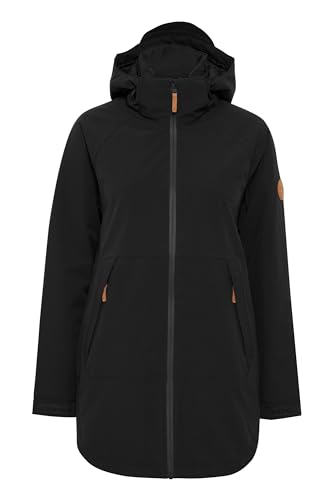 NORTH BEND NBBrenda Outdoorjacke wasserdicht atmungsaktiv und winddicht mit Wassersäule 15000mm W-PRO Wetterschutzsystem, Größe:36, Farbe:Black (1001) von NORTH BEND