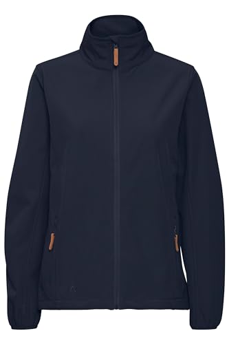 NORTH BEND NBCorrina Damen Softshell Jacke Funktionsjacke wasserdicht atmungsaktiv winddicht Wassersäule 8000mm W-PRO Wetterschutzsystem, Größe:40, Farbe:Navy Blazer (2048) von NORTH BEND