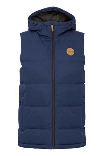 NORTH BEND NBElena Damen Weste Steppweste Outdoor-Weste wattiert wärmeisolierend atmungsaktiv wasserdicht winddicht Reißverschlusstaschen einstellbarer Saum, Größe:36, Farbe:Navy Blazer (2048) von NORTH BEND