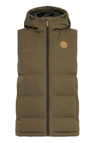 NORTH BEND NBElena Damen Weste Steppweste Outdoor-Weste wattiert wärmeisolierend atmungsaktiv wasserdicht winddicht Reißverschlusstaschen einstellbarer Saum, Größe:44, Farbe:Tarmac (5056) von NORTH BEND