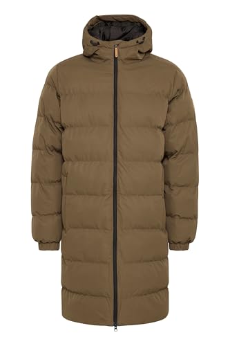 NORTH BEND NBEliot Herren Steppmantel Winterjacke Outdoorjacke atmungsaktiv wasserdicht winddicht mit Kapuze Reißverschlusstaschen TPU-Membran, Größe:L, Farbe:Tarmac (5056) von NORTH BEND