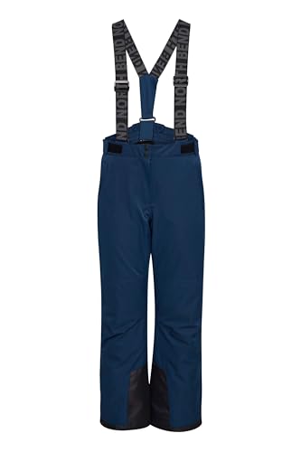 NORTH BEND NBGiana Damen Skihose Outdoorhose Winterhose Schneehose verdeckten Zip-Fly unter Druckknopfleisten atmungsaktiv Schneemanschette wasserdicht Winddicht, Größe:36, Farbe:Navy Blazer (2048) von NORTH BEND