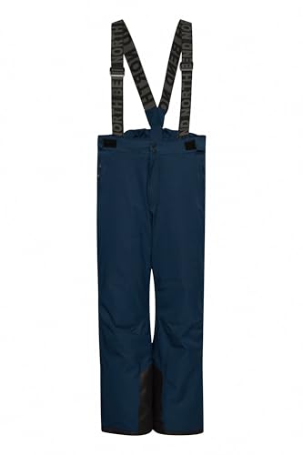 NORTH BEND NBGilles Herren Skihose Winterhose Outdoorhose Schneehose verdeckten Zip-Fly unter Druckknopfleisten atmungsaktiv Schneemanschette wasserdicht Winddicht, Größe:M, Farbe:Navy Blazer (2048) von NORTH BEND