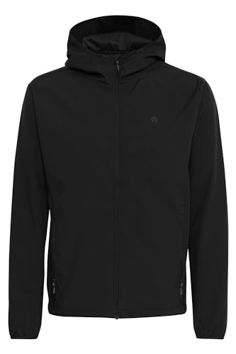 NORTH BEND NBLuango Herren Softshell Jacke Funktionsjacke wasserdicht atmungsaktiv winddicht Wassersäule 8000mm W-PRO Wetterschutzsystem, Größe:XL, Farbe:Black (1001) von NORTH BEND