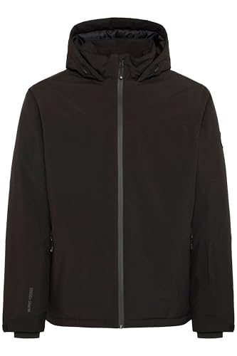 NORTH BEND NBMoritz Herren Skijacke Winterjacke Snowboardjacke wasserdicht wasserfest W-PRO 10.000 Wassersäule 10.000 mm Kapuze Skipasstasche Reißverschlusstaschen, Größe:M, Farbe:Black (1001) von NORTH BEND