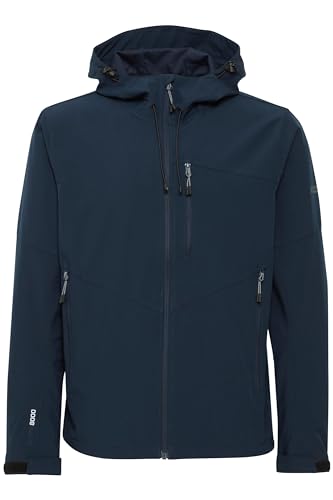 NORTH BEND NBRody Herren Softshell Jacke Funktionsjacke wasserdicht atmungsaktiv winddicht Wassersäule 8000mm W-PRO Wetterschutzsystem, Größe:L, Farbe:Navy Blazer (2048) von NORTH BEND
