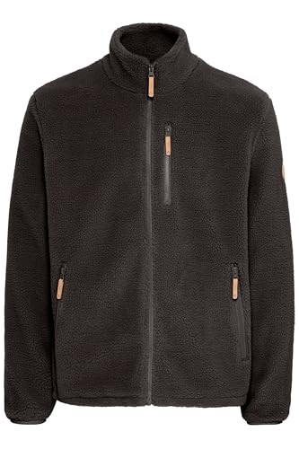 NORTH BEND NBSam Herren Fleecejacke Jacke Outdoor-Jacke weich atmungsaktiv bequem komfortabel warm YKK-Reißverschluss Reißverschlusstaschen Brusttasche, Größe:M, Farbe:Black (1001) von NORTH BEND