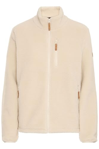 NORTH BEND NBSamanta Damen Fleecejacke Jacke Outdoor-Jacke weich atmungsaktiv bequem komfortabel warm YKK-Reißverschluss Reißverschlusstaschen Brusttasche, Größe:40, Farbe:Oatmeal (1106) von NORTH BEND