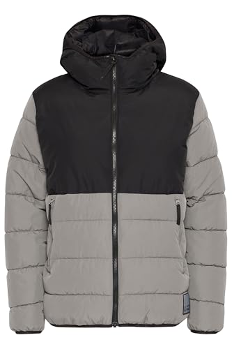 NORTH BEND NBSarena Damen Steppjacke Winterjacke Pufferjacke Outdoor wasserabweisend atmungsaktiv mit Kapuze TPU-Membran Reißverschlusstaschen, Größe:36, Farbe:Lava Smoke (1167) von NORTH BEND