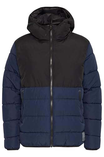 NORTH BEND NBSarena Damen Steppjacke Winterjacke Pufferjacke Outdoor wasserabweisend atmungsaktiv mit Kapuze TPU-Membran Reißverschlusstaschen, Größe:38, Farbe:Navy Blazer (2048) von NORTH BEND
