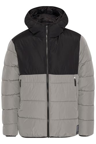 NORTH BEND NBSareno Herren Steppjacke Jacke Pufferjacke Outdoor atmungsaktiv wärmend wasserabweisend mit Kapuze TPU-Membran Reißverschlusstaschen, Größe:S, Farbe:Lava Smoke (1167) von NORTH BEND