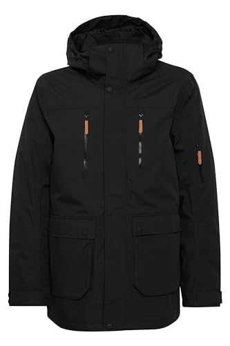 NORTH BEND NBWan Herren Outdoorjacke wasserdicht winddicht atmungsaktiv Funktionsjacke mit Wassersäule 10000mm W-PRO Wetterschutzsystem, Größe:M, Farbe:Black (1001) von NORTH BEND