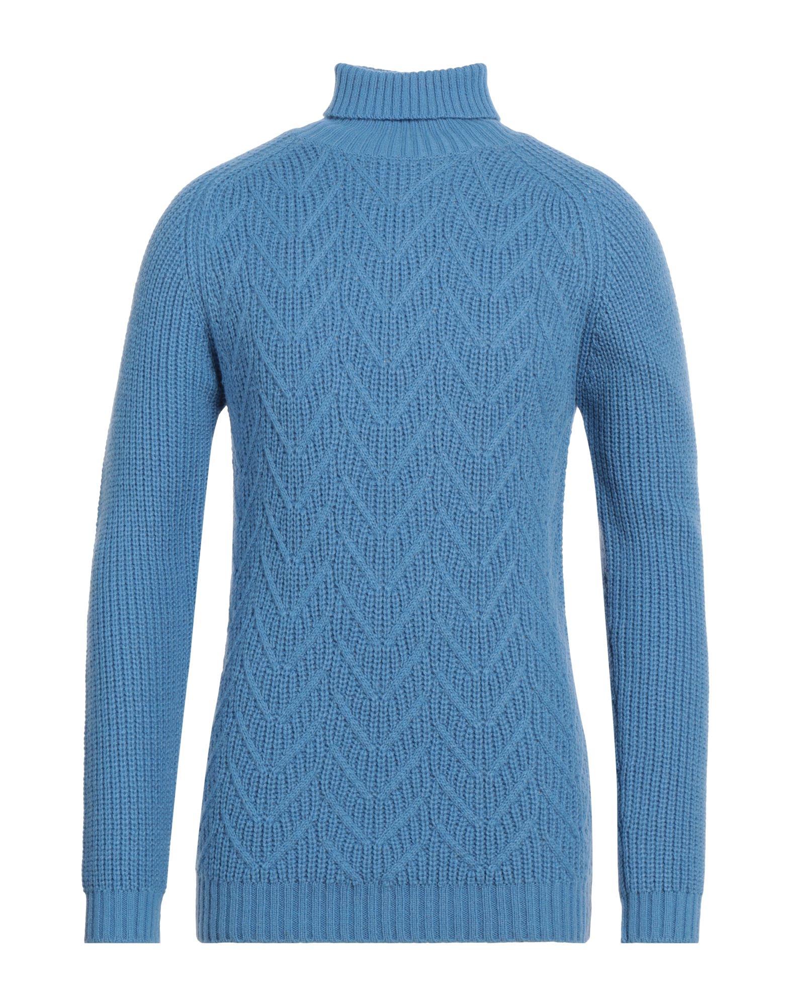 NORTH POLE Rollkragenpullover Herren Himmelblau von NORTH POLE