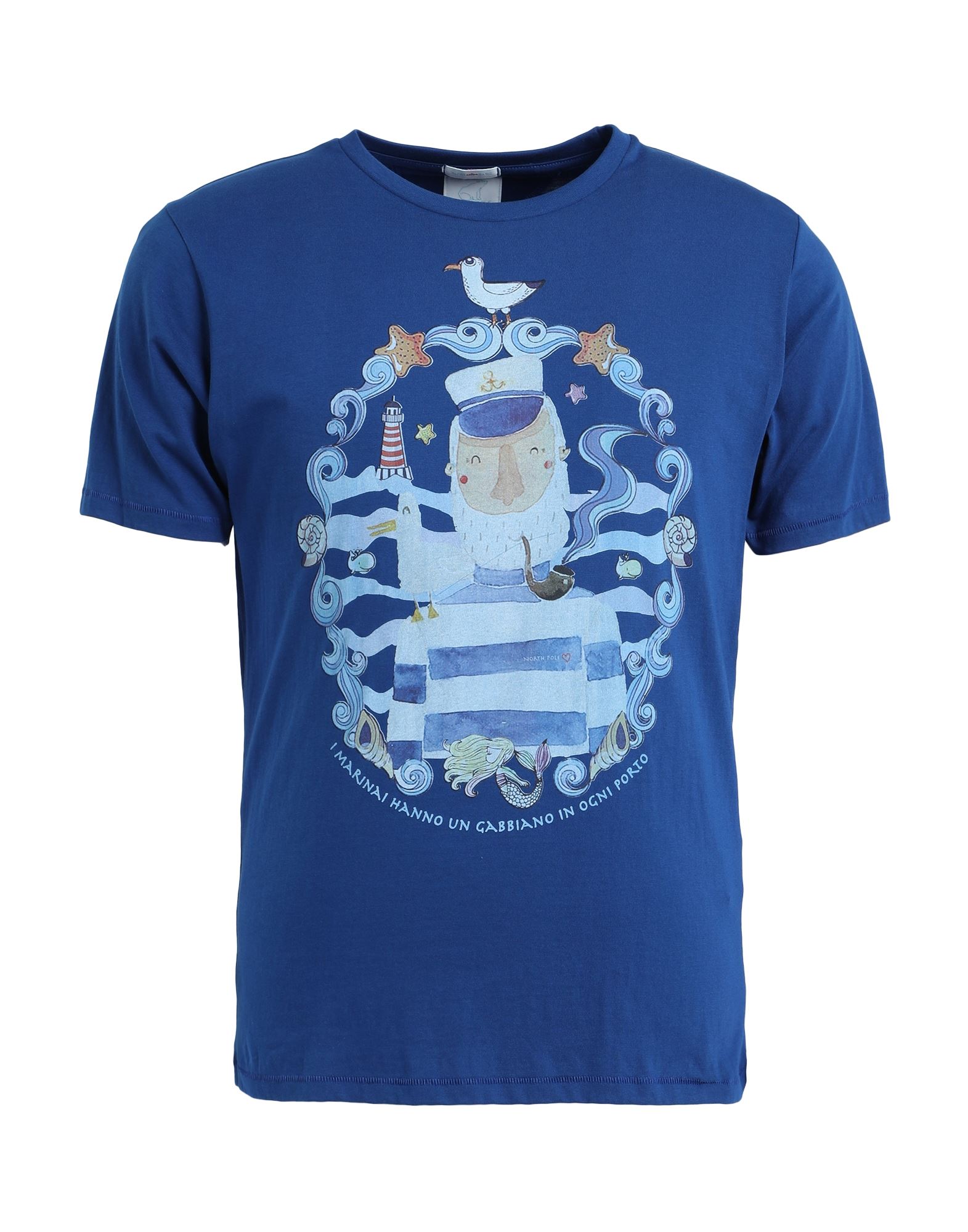 NORTH POLE T-shirts Herren Blau von NORTH POLE