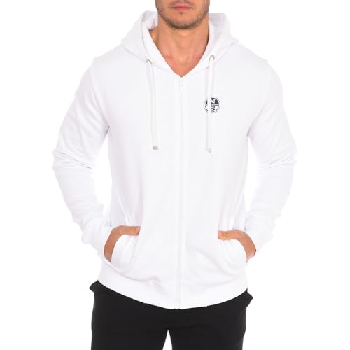 NORTH SAILS 902416 0101 Herren Hoodie wei_ von NORTH SAILS