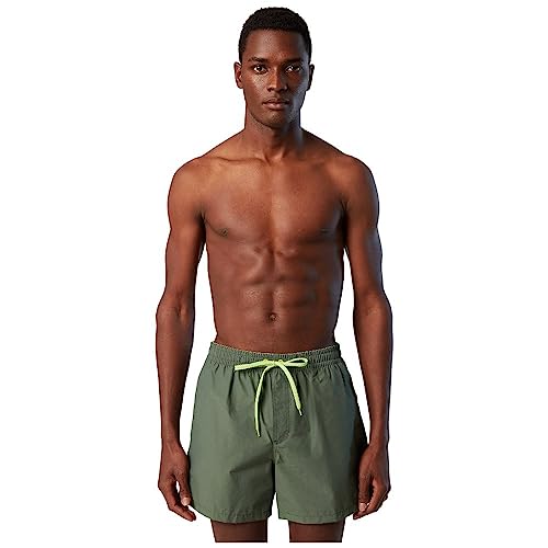 NORTH SAILS Badehose für Herren aus 100 % recyceltem Polyester, Grün (Military Green), L von NORTH SAILS