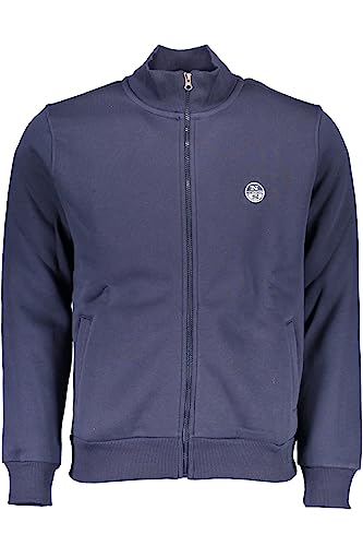 NORTH SAILS FELPA CON ZIP UOMO BLU von NORTH SAILS