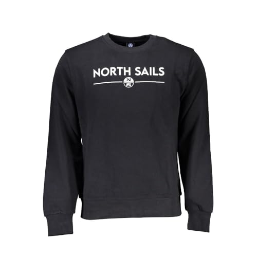 NORTH SAILS FELPA SENZA ZIP UOMO NERO von NORTH SAILS