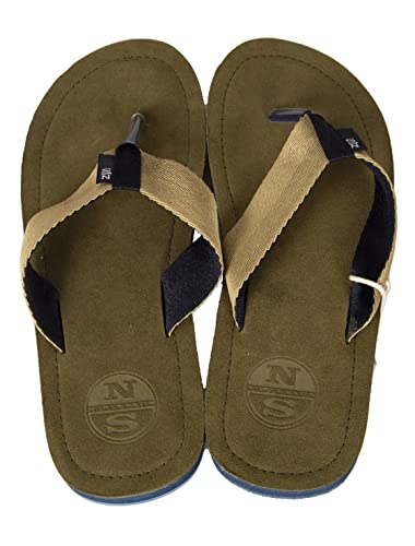 NORTH SAILS Flip Flops Herren Flip Flop Meer oder Pool Schnürsenkel Stoff Artikel 651253 MAN SLIPPER, C002 Combo 2, 42 EU von NORTH SAILS