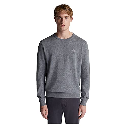 NORTH SAILS Herren Crewneck 12 GG Pullover, Medium Grey Melange, XX-Large von NORTH SAILS