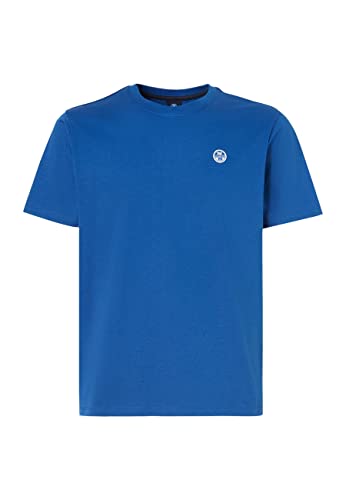 NORTH SAILS Herren S/S T-Shirt W/Logo, Ozeanblau, 56 von NORTH SAILS