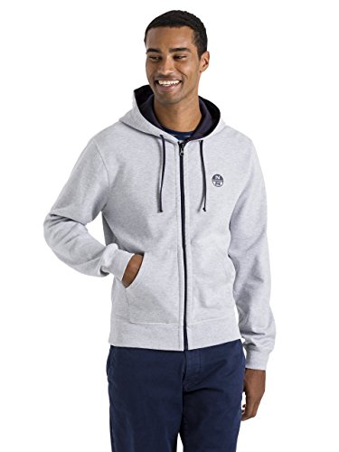 NORTH SAILS Männer Reversible Full Zip Hoodie Mit Soft-Band Bottom Und Cuffs von NORTH SAILS