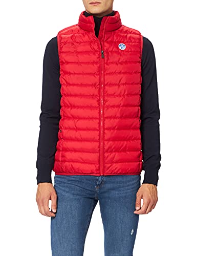 NORTH SAILS - Men's logo sleeveless down jacket - Size XL von NORTH SAILS