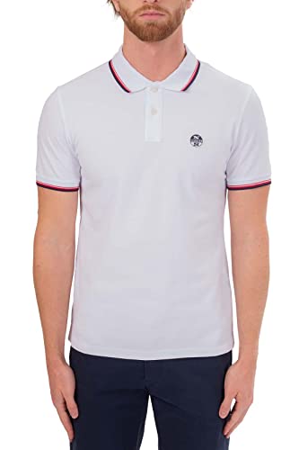 North Sails - Men's Regular Polo Shirt with Logo Collar - Size XL von NORTH SAILS