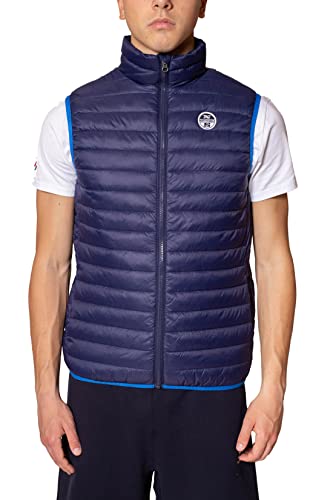 North Sails - Men's Sleeveless down Jacket with Logo Tape - Size L von NORTH SAILS