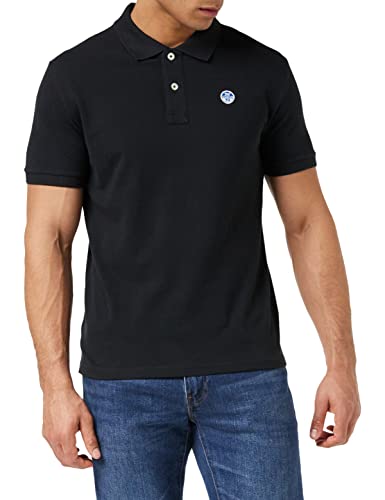 North Sails Herren Polo S/s Poloshirt, Schwarz (Black 0999), X-Large von NORTH SAILS