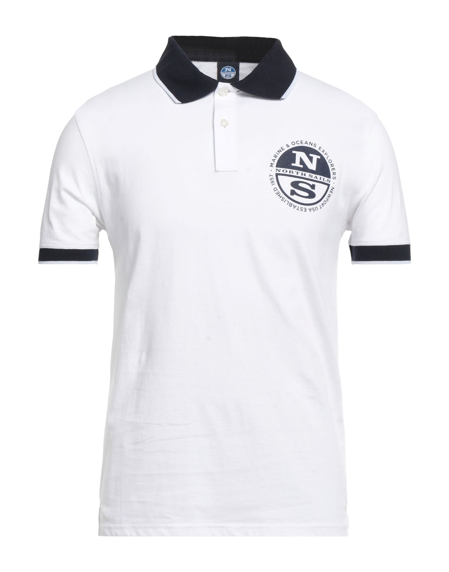 NORTH SAILS Poloshirt Herren Weiß von NORTH SAILS