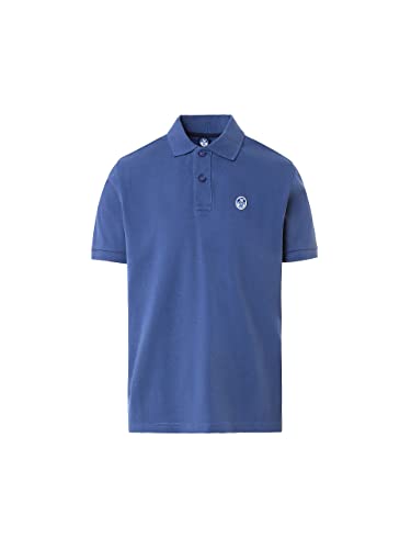 NORTH SAILS Polo Herren Kurzarmhemd mit Kragen und Knöpfen Artikel 692383 Polo S/S W Logo, 0787 Dark Denim, M von NORTH SAILS