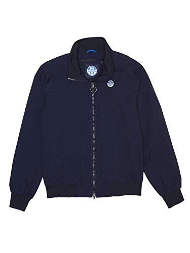NORTH SAILS Sailor Herren Jacke in Marineblau Recyceltes Nylon mit Reißverschluss und Stehkragen - 3XL von NORTH SAILS