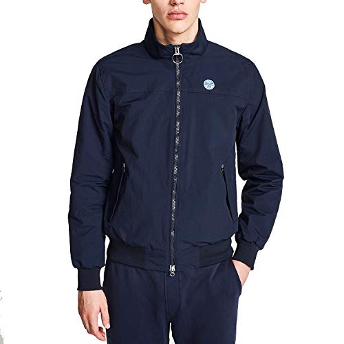 NORTH SAILS Sailor Herren Jacke in Marineblau Recyceltes Nylon mit Reißverschluss und Stehkragen - M von NORTH SAILS