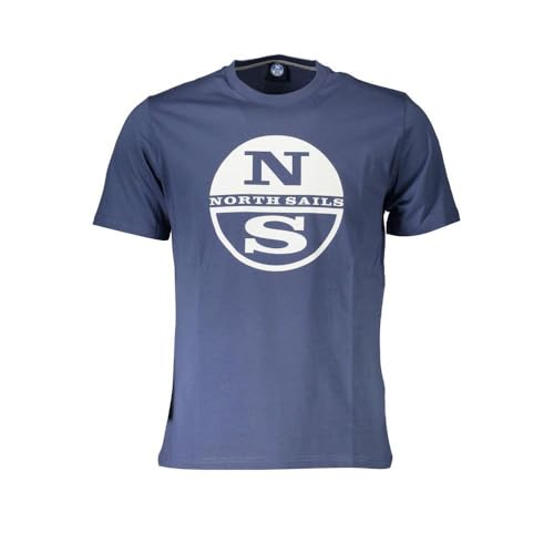 NORTH SAILS T-SHIRT MANICHE CORTE UOMO BLU von NORTH SAILS