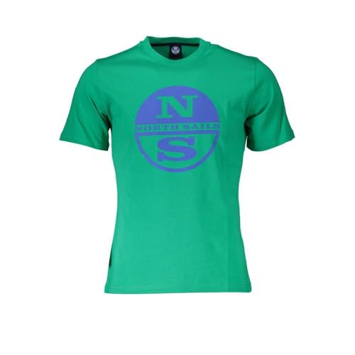 NORTH SAILS T-SHIRT MANICHE CORTE UOMO VERDE von NORTH SAILS
