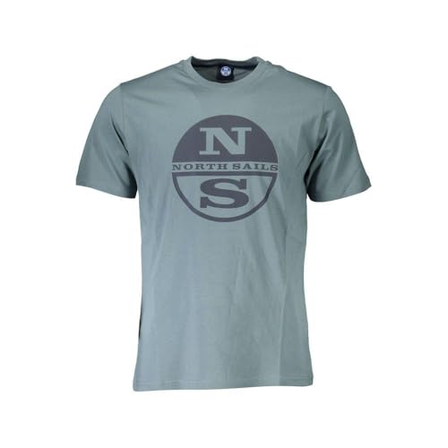 NORTH SAILS T-SHIRT MANICHE CORTE UOMO VERDE von NORTH SAILS