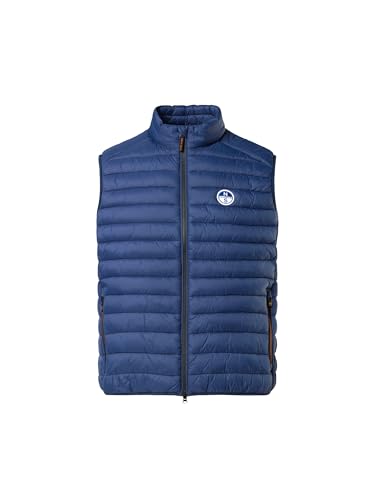 NORTH SAILS Zephyr Ultralight 100 g – Herrenweste aus neuem, recyceltem Nylon mit wasserabweisender Beschichtung, Dark Denim, L von NORTH SAILS